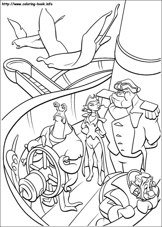 Treasure Planet coloring picture